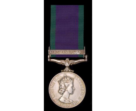 General Service Medal, 1962-2007, single clasp, Northern Ireland (Capt. J.B. Johnstone UDR.); with original named box of issu