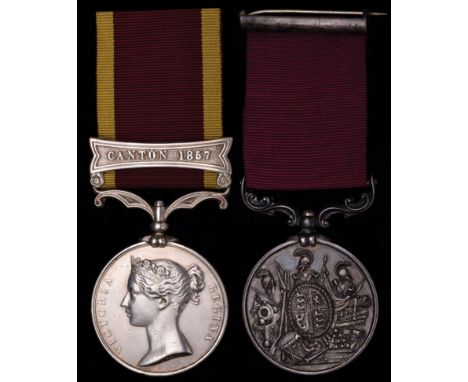 *A Second China War and Army L.S.G.C. Pair awarded to Colour-Sergeant Edmond Ryan, 59th (2nd Nottinghamshire) Foot, comprisin