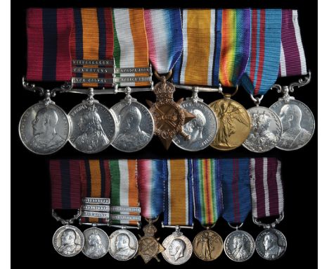 *A Boer War D.C.M. and Great War L.S.G.C. Group of 8 awarded to Quarter Master and Lieutenant S E Kennedy, Manchester Regimen