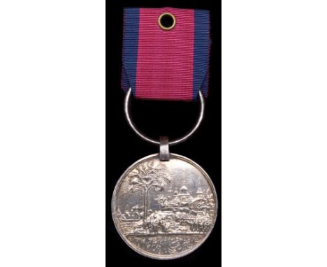 *Honourable East India Company Medal for Burma, 1824-26, in silver, with original steel clip and split ring suspension, light