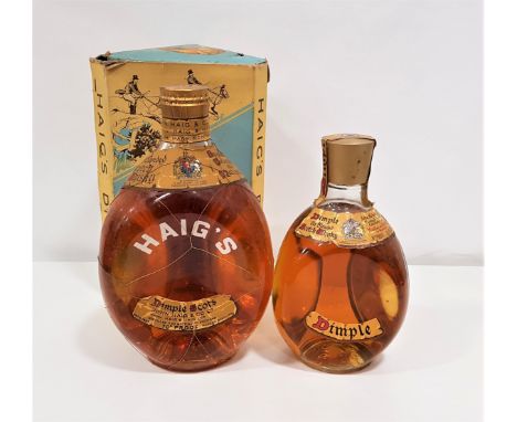 TWO BOTTLES OF BLENDED SCOTCH WHISKYcomprising Haig Dimple, 70 Proof & 13 1/3 FL.Ozs.; and Haig Dimple, 70 Proof & 75cl in or