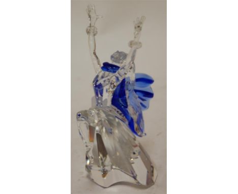 A Swarovski crystal Magic of Dance figure 'Isadora' boxed with wooden plinth