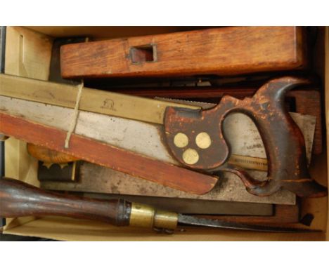 A collection of assorted 19th century and later hand tools 