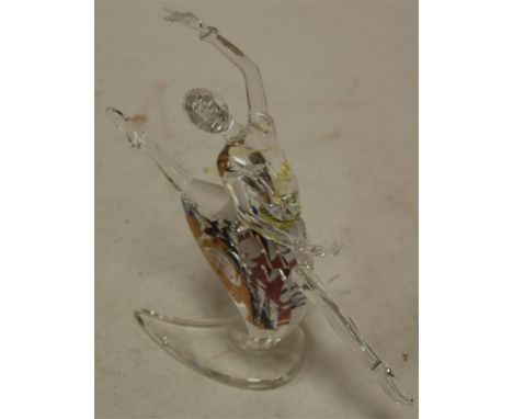 A Swarovski crystal Magic of Dance figure 'Anna' boxed with wooden plinth