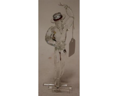 A Swarovski crystal Magic of Dance figure 'Antonio' boxed with wooden plinth