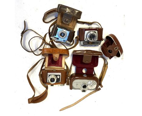 A Movicon 8 camera with Zeiss ikon lens; A Sarabar Finetta 88 Goslar; Paxette; Montanus RoccaProvenance: The estate of the la