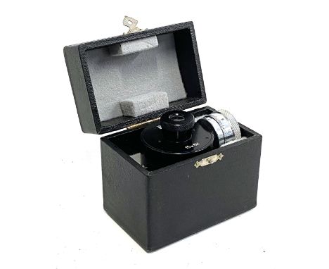 A Wild Heerbrugg Switzerland 15xSK microscope eyepiece, casedProvenance: The estate of the late Doug Palmer, of D. Palmer, Po