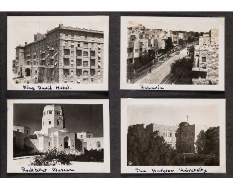 Middle East.- Palestine Police Force 1947-1948, 79 vintage photographic prints, images c.90 x 65 mm., each captioned by hand 