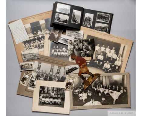 A group of memorabilia relating to the 1930s Wales amateur international footballer W. C. "Stoker" Peart,
comprising&nbsp;a p