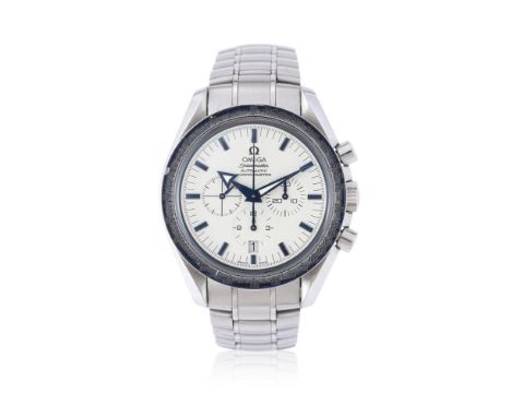 Y&nbspOMEGA, SPEEDMASTER BROAD ARROW, REF. 3851.20.12  A STAINLESS STEEL CHRONOGRAPH BRACELET WATCH WITH DATE, NO. 78005997, 