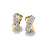 CARL BUCHERER, A PAIR OF DIAMOND SET EARRINGS
