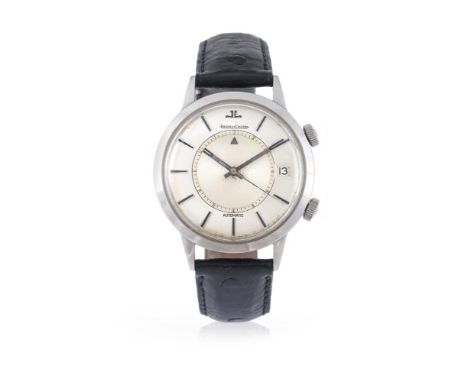 JAEGER-LECOULTRE, MEMOVOX 'JUMBO', REF. 855 A STAINLESS STEEL WRISTWATCH WITH DATE AND ALARM, NO. 1144105, CIRCA 1960Movement