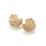 RETAILED BY ASPREY, A PAIR OF DIAMOND EARRINGS