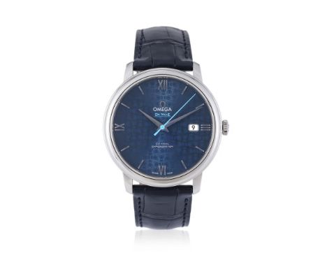 Y&nbspOMEGA, DE VILLE PRESTIGE ORBIS, REF. 424.13.40.20.03.003 A STAINLESS STEEL WRISTWATCH WITH DATE, NO. 88942252, CIRCA 20