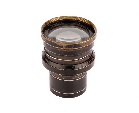 A Taylor Hobson Cooke Speed Panchro f/2 75mm Lens,head unit, black, serial no. 321221, body, G, elements, G-VG, some internal