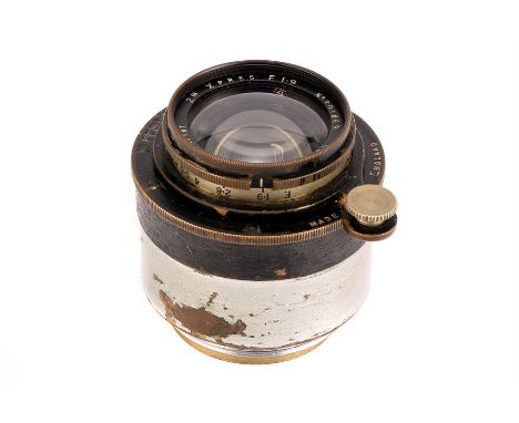 A Ross Xpres f/1.9 2" Lens,black, serial no. 201869, body, G, elements, VG, some very light cleaning marks; Converted to Leic