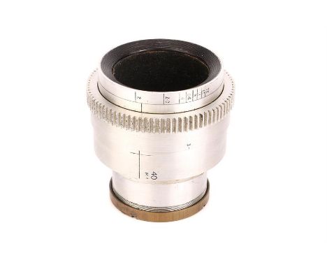 A Taylor Hobson Cooke Speed Panchro f/2 40mm Lens,serial no. 306536, body, G-VG, elements, G-VG, some very light internal mar