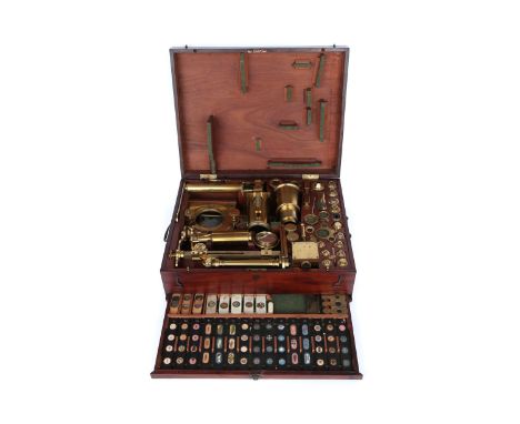 An Exceptionally Fine Jones Improved & Solar Microscope Compendium,C.1795, English, signed on the front of the solar microsco