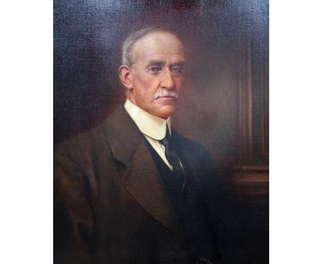 BRITISH SCHOOL&nbsp;Portrait of a gentleman, oil on canvas, 60 x 50cm Condition Report:Available upon request