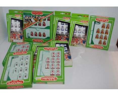 A collection of modern Subbuteo teams in original boxes Condition Report:Available upon request
