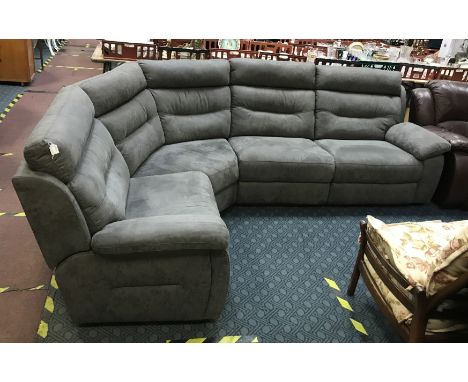 SCS - ENDURANCE ALEXANDER 3 SEATER CORNER SOFA - SLATE GREY