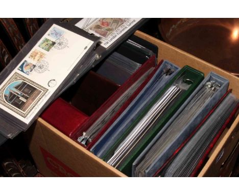 Large collection of Benham and PPS silk first day covers in nine albums