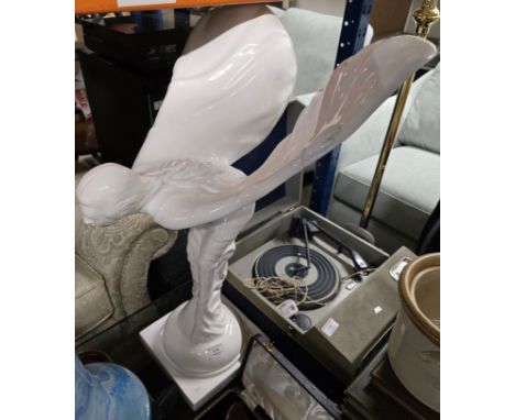 LARGE CERAMIC SPIRIT OF ECSTASY DISPLAY     