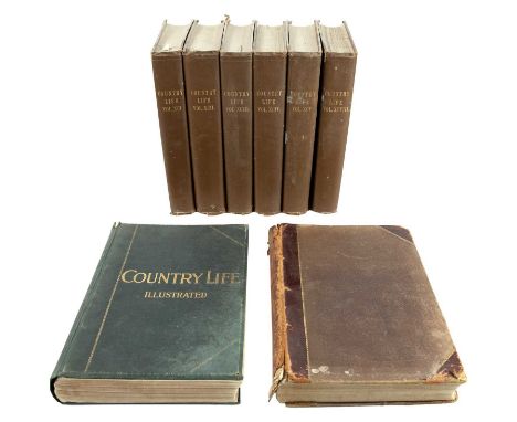 Country Life Illustrated. The Journal for all Interested in Country Life and Country Pursuits.  Vol. II. Vol IV, Hardcovers b