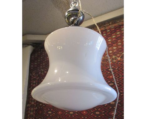 MURANO PENDANT LIGHT, circa 1970's, Sergio Mazza for Mazzega, 35cm H shade size. 