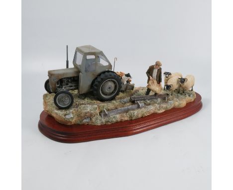 A Border Fine Arts limited edition model, Frosty Morning, BO343, modelled by Ayres, with certificate and boxedCondition Repor