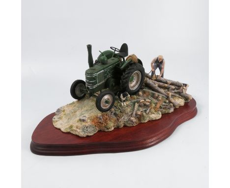 A Border Fine Arts limited edition model, Hauling Out, JH98, modelled by Ayres, with plinth, certificate and boxedCondition R