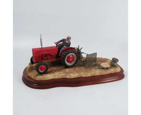 A Border Fine Arts limited edition model, Lifting The Pinks, BO219, modelled by Ayres, with certificate and boxedCondition Re