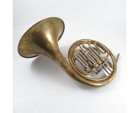A J R Lafleur &amp; Son Ltd Alliance brass French horn, numbered 8045, in fitted case