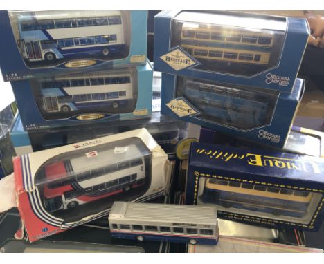 A collection of various, mostly boxed, model vehicles including First Edition, ABC Models, Unique Edition, Original Omnibus C