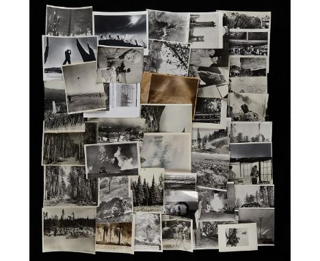 44 forestry related silver gelatin prints and original vintage photographic reproductions from the archives of the Star Tribu