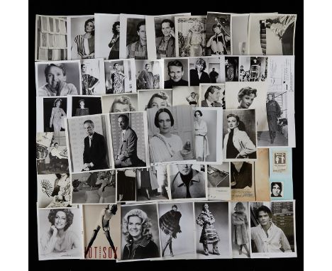 Group of 67 silver gelatin prints and original vintage photographic reproductions related to fashion from the archives of the
