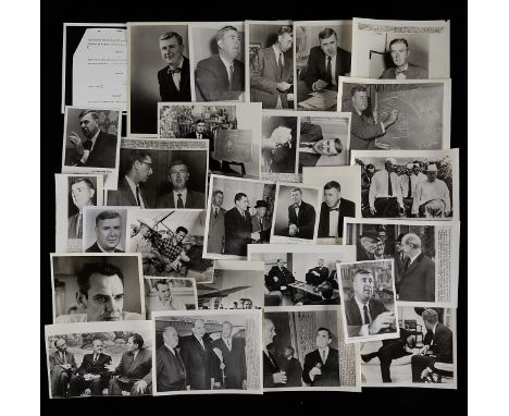 Group of 28 silver gelatin prints and original vintage photographic reproductions from the archives of the Star Tribune relat