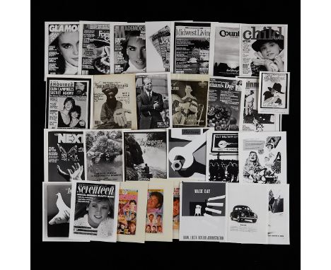 28 advertising and magazine silver gelatin prints and original vintage photographic reproductions from the archives of the St