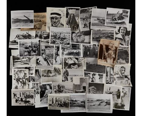 42 Middle Eastern related silver gelatin prints and original vintage photographic reproductions from the archives of the Star