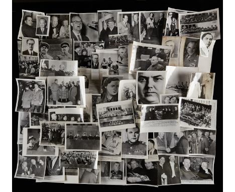113 Russian and USSR related silver gelatin prints and original vintage photographic reproductions from the archives of the S
