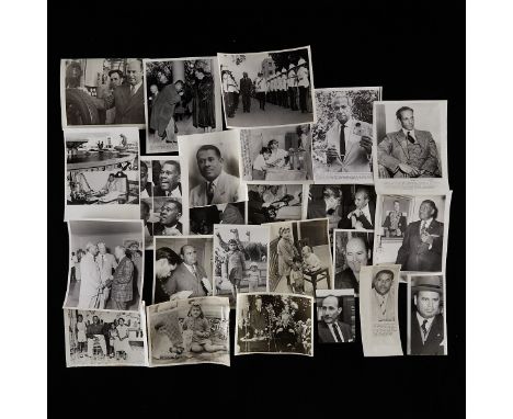 24 international related silver gelatin prints and original vintage photographic reproductions from the archives of the Star 