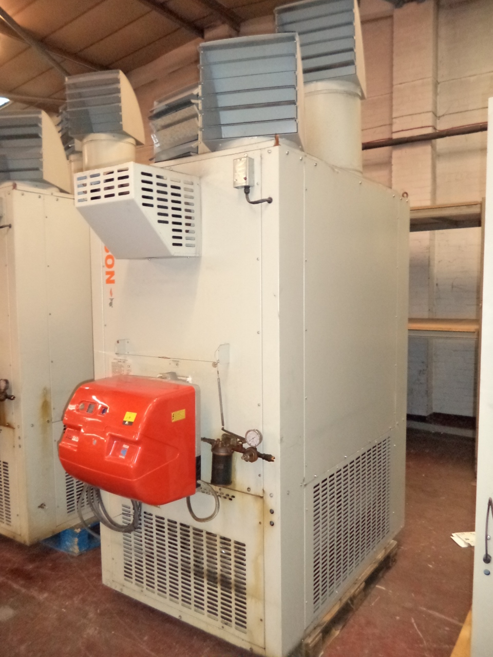 Benson oilfired air heater model 1000, appliance type B23, fuel type