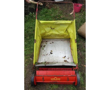 A Wolf Tools Super Sweep leaf collector