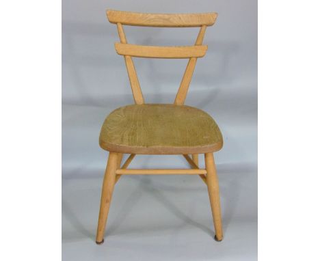 Child size light Ercol stacking chair