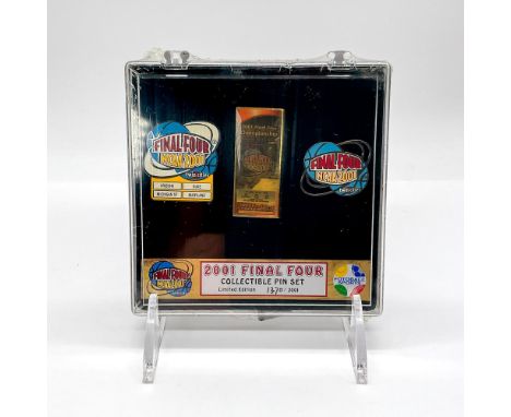 Three limited edition collectible pins for the Final Four April 2nd 2001 NCAA semifinal championship. Arizona vs. Duke and Mi