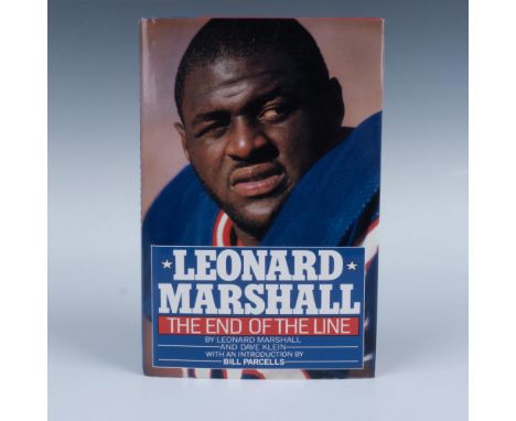 Autographed by Leonard Marshall, American former professional football play and was the defensive lineman for the NFL for twe