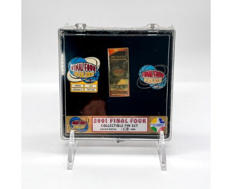 Three limited edition collectible pins for the Final Four April 2nd 2001 NCAA semifinal championship. Arizona vs. Duke and Mi