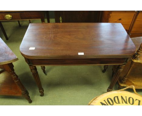 Victorian card table