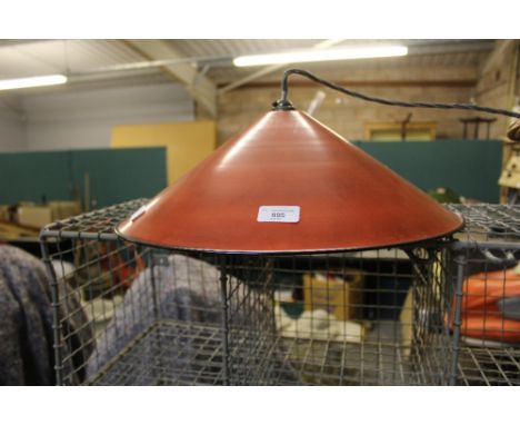Metal ceiling light, basket, crib etc
