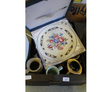 Box of ceramic items